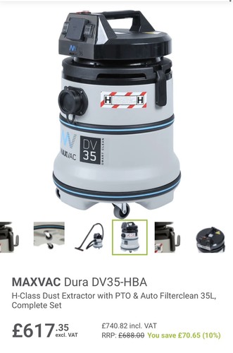 Maxvac dura dv35 hba - dv35-hba, h-class